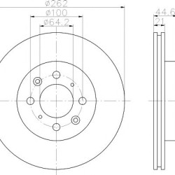 Kočioni disk TEXTAR 92060903