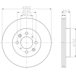 Kočioni disk TEXTAR 92060903
