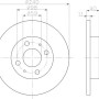 Kočioni disk TEXTAR 92061103