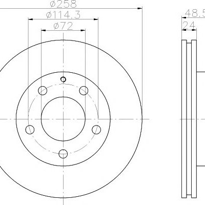 Kočioni disk TEXTAR 92062000