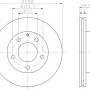 Kočioni disk TEXTAR 92062000