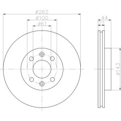 Kočioni disk TEXTAR 92064803