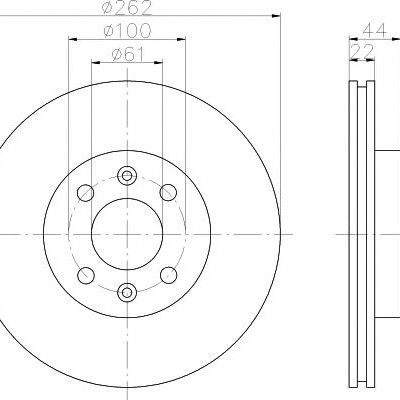 Kočioni disk TEXTAR 92064803