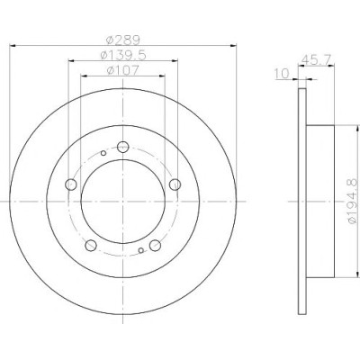 Kočioni disk TEXTAR 92066003