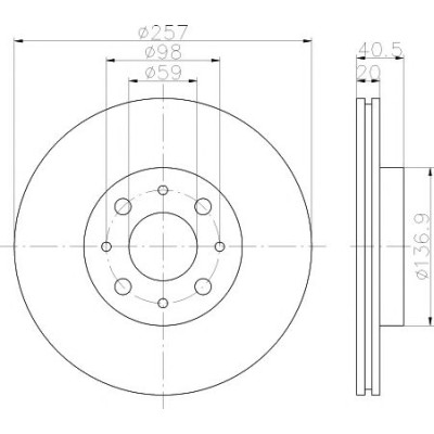 Kočioni disk TEXTAR 92068503
