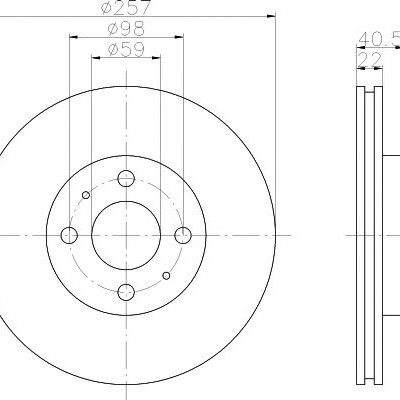 Kočioni disk TEXTAR 92069603