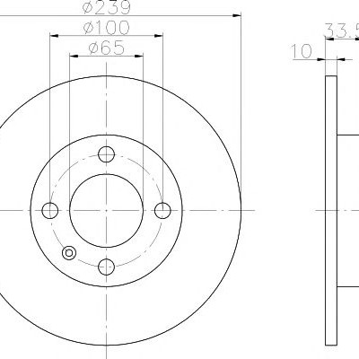 Kočioni disk TEXTAR 92071903