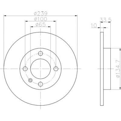 Kočioni disk TEXTAR 92071903