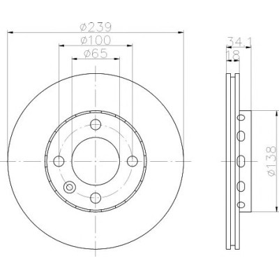 Kočioni disk TEXTAR 92072003