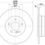 Kočioni disk TEXTAR 92072703