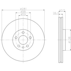 Kočioni disk TEXTAR 92074003