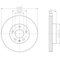 Kočioni disk TEXTAR 92074203