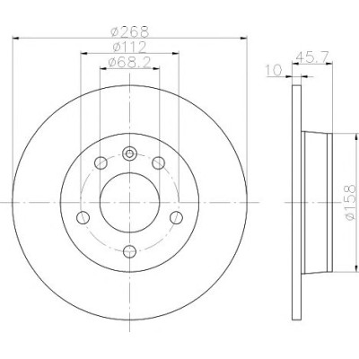Kočioni disk TEXTAR 92074303