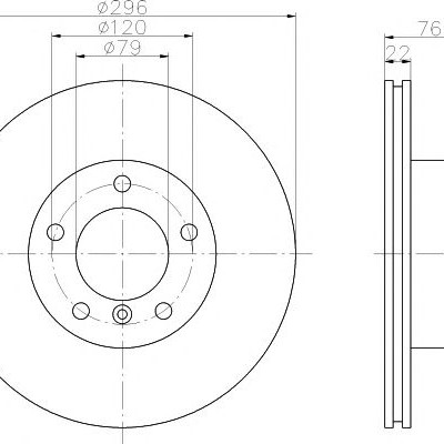 Kočioni disk TEXTAR 92075005