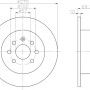 Kočioni disk TEXTAR 92075503
