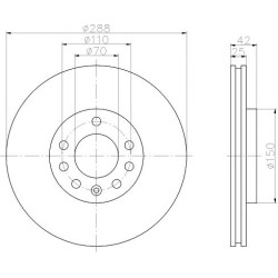Kočioni disk TEXTAR 92075603
