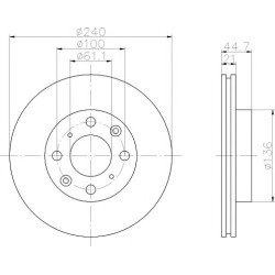 Kočioni disk TEXTAR 92077800