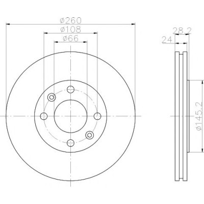 Kočioni disk TEXTAR 92078600