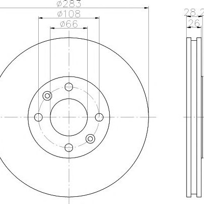 Kočioni disk TEXTAR 92078703