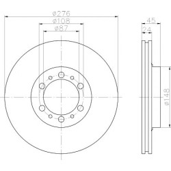 Kočioni disk TEXTAR 92079800