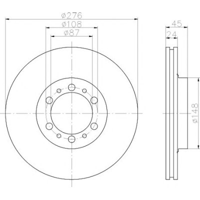 Kočioni disk TEXTAR 92079800