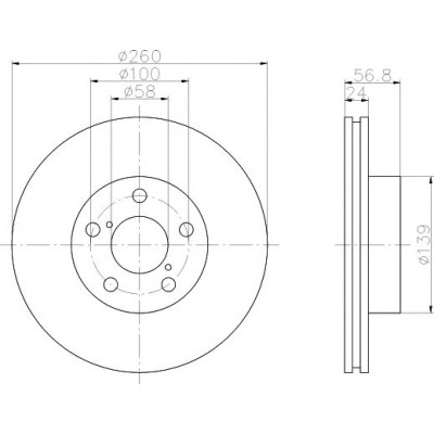 Kočioni disk TEXTAR 92081900