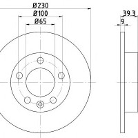 Kočioni disk TEXTAR 92082503