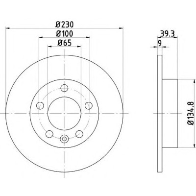 Kočioni disk TEXTAR 92082503