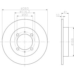 Kočioni disk TEXTAR 92083003