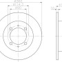 Kočioni disk TEXTAR 92083003