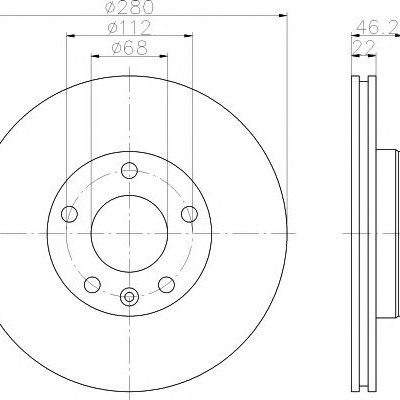 Kočioni disk TEXTAR 92083505