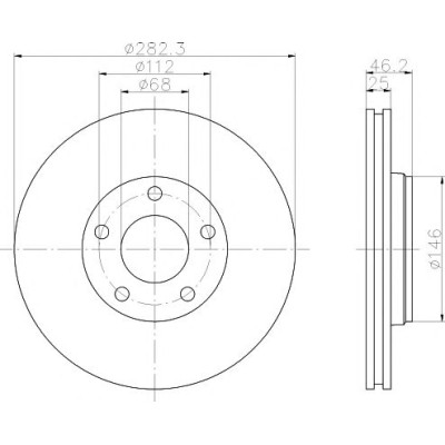Kočioni disk TEXTAR 92083603