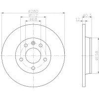 Kočioni disk TEXTAR 92083903