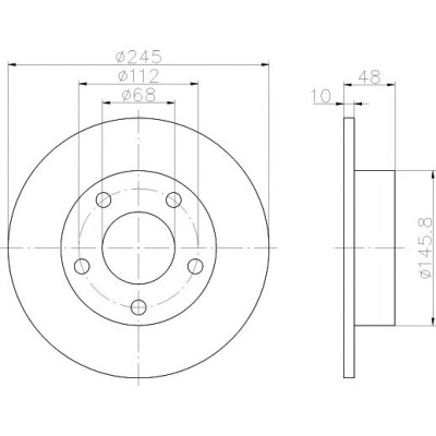 Kočioni disk TEXTAR 92088503