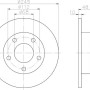 Kočioni disk TEXTAR 92088503