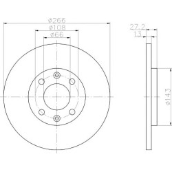 Kočioni disk TEXTAR 92089103