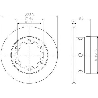 Kočioni disk TEXTAR 92089803