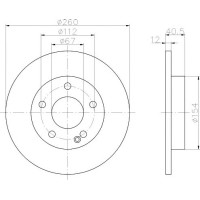 Kočioni disk TEXTAR 92091203