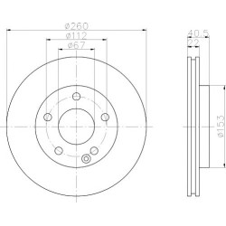 Kočioni disk TEXTAR 92091303
