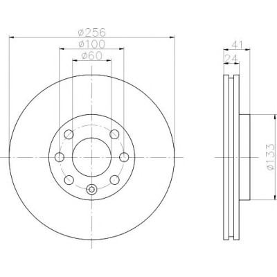 Kočioni disk TEXTAR 92091803