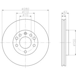 Kočioni disk TEXTAR 92091903