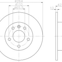 Kočioni disk TEXTAR 92092103