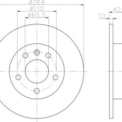 Kočioni disk TEXTAR 92092103