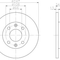 Kočioni disk TEXTAR 92092803
