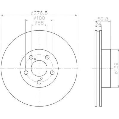 Kočioni disk TEXTAR 92094603