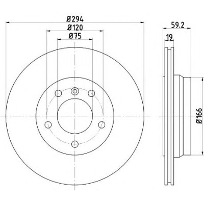 Kočioni disk TEXTAR 92097303