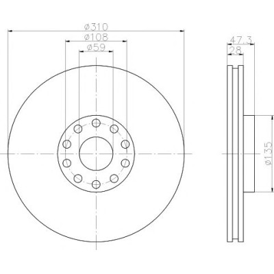Kočioni disk TEXTAR 92097500