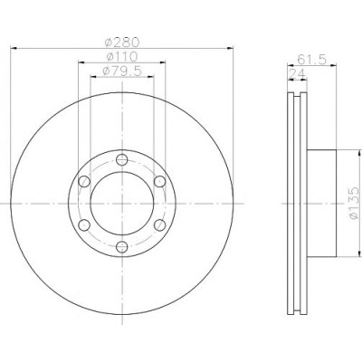 Kočioni disk TEXTAR 92097700