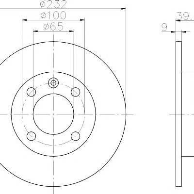 Kočioni disk TEXTAR 92098203