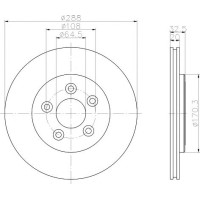 Kočioni disk TEXTAR 92099100